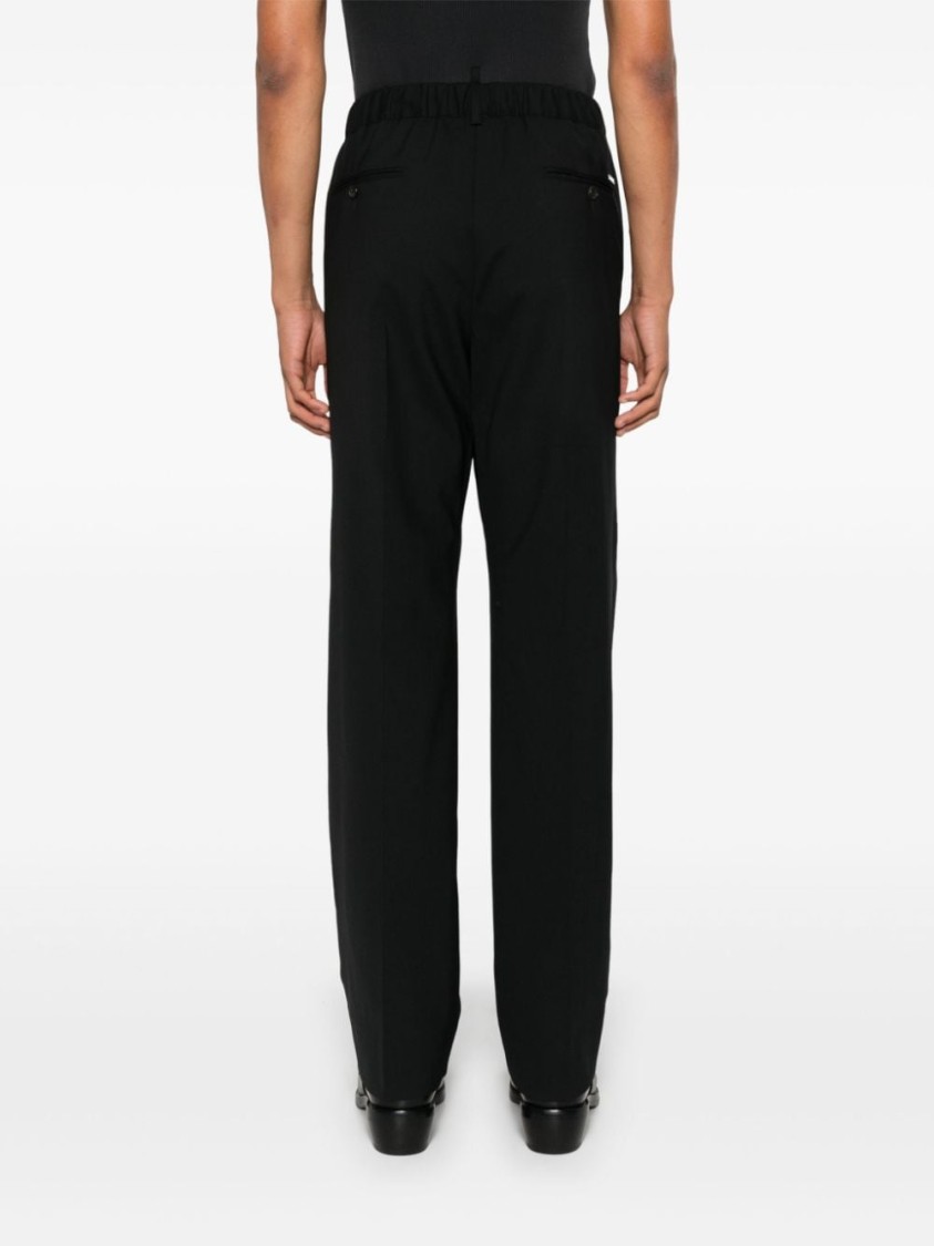 Shop Dsquared2 Cotton Cargo Trousers In Black