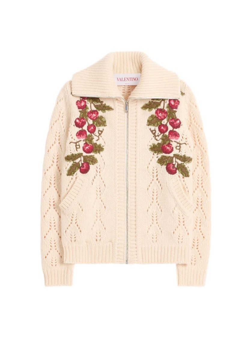 Valentino Long-sleeved Wool Sweater