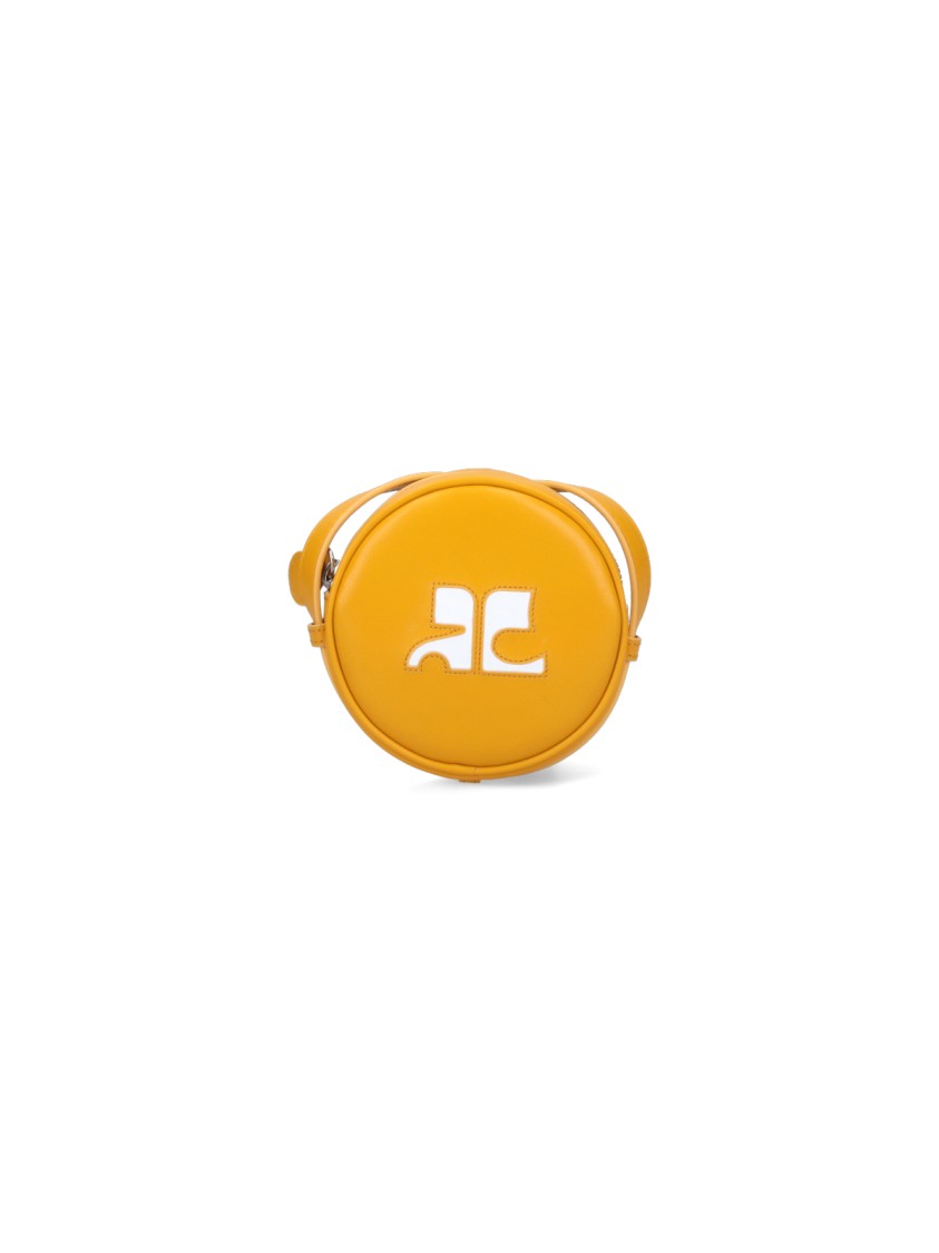 Courrèges "Reedition Circle" Mini Bag  Yellow