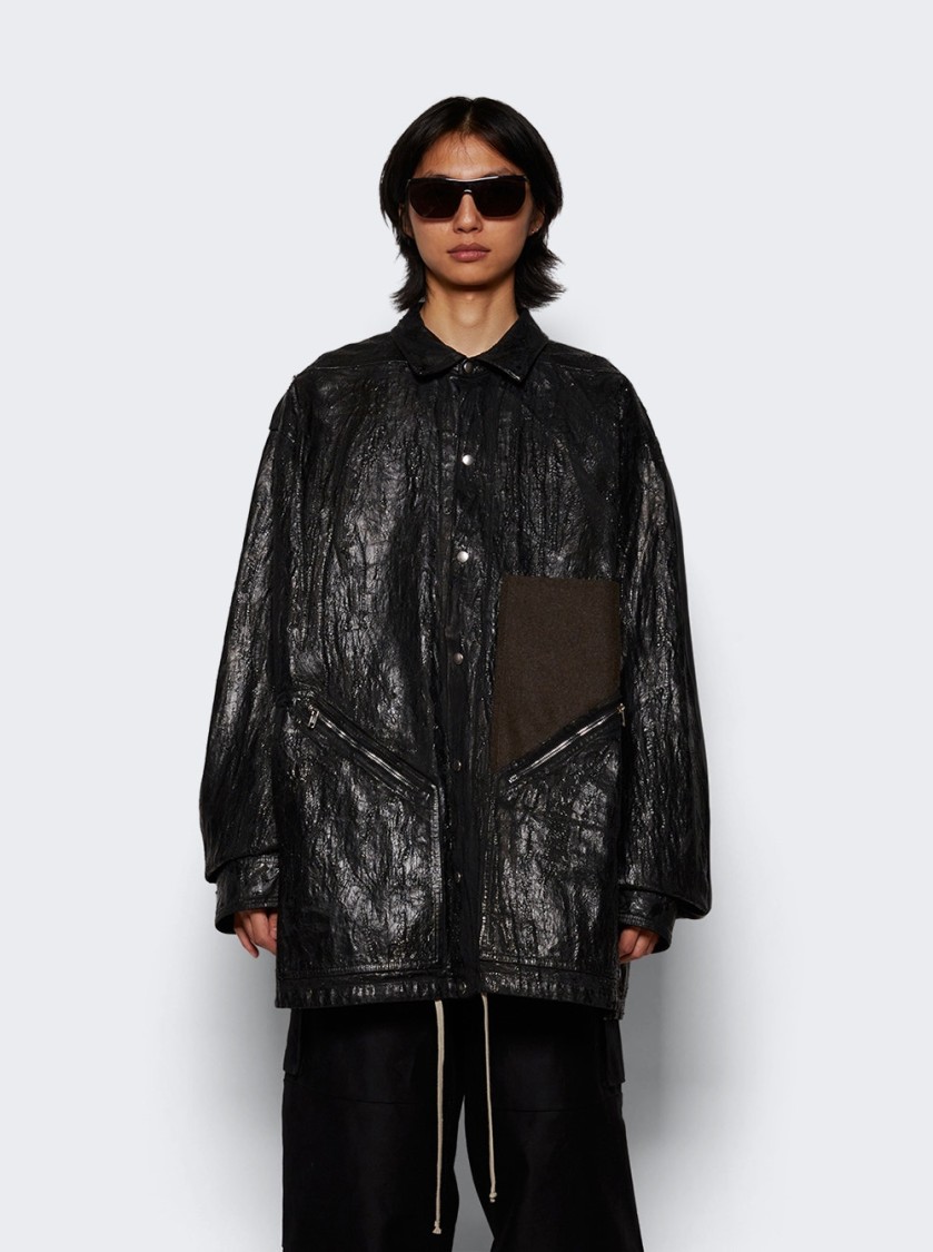 Rick Owens Porterville Runway Drawstring Hem Tour Jacket