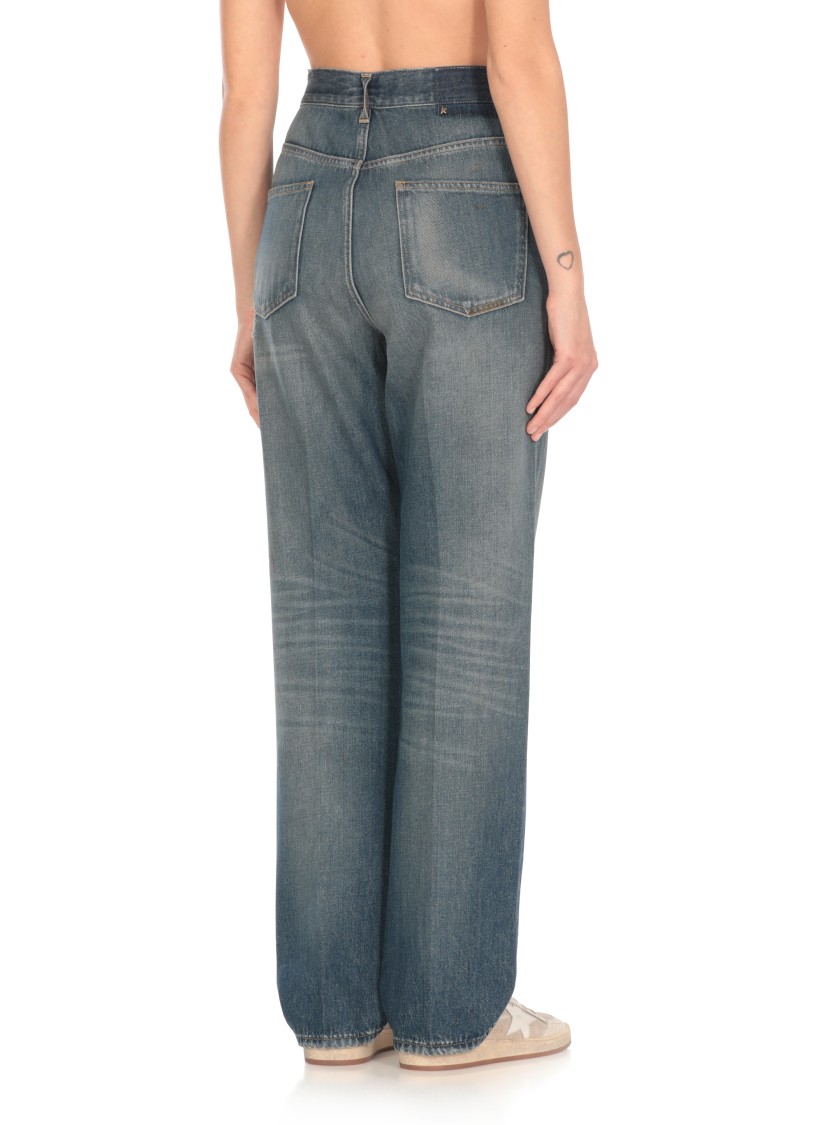 Shop Golden Goose Blue Norma Jeans