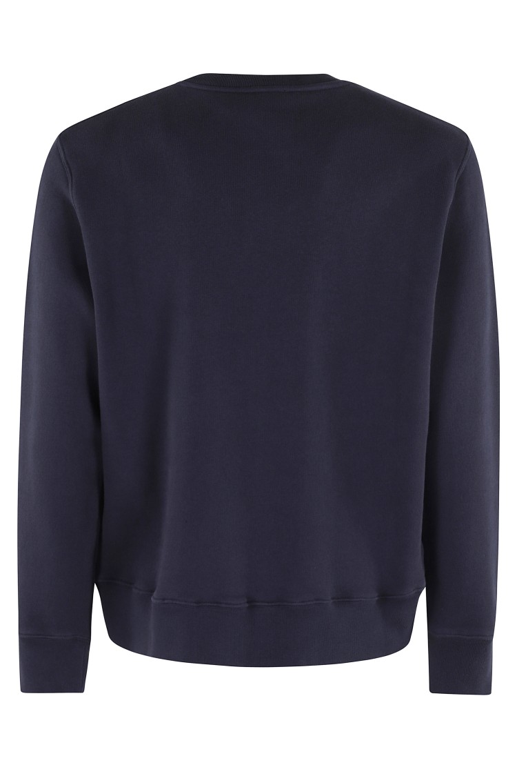 Shop Autry Crew Neck Sweatshirt In Blue