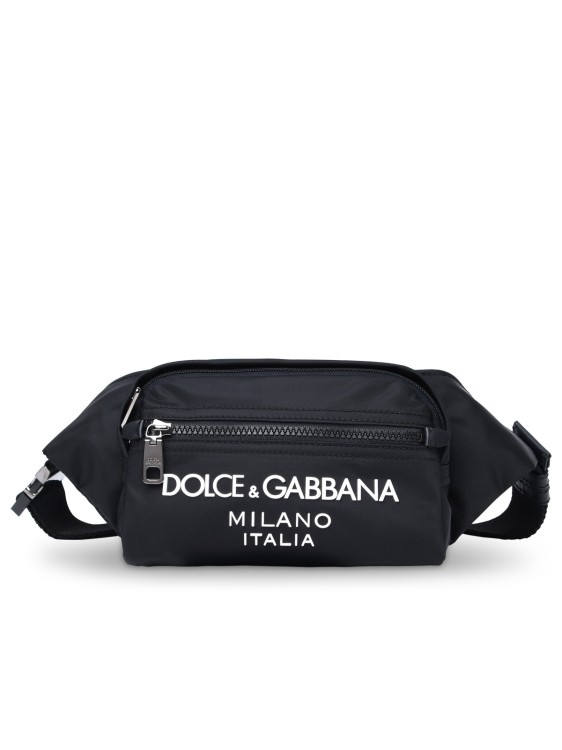 Dolce & Gabbana Black Nylon Belt Bag in Black | THE LIST