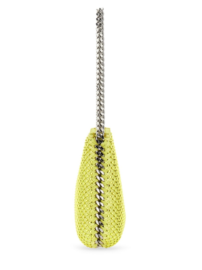 Stella Mccartney Falabella Mini Shoulder Bag In Yellow