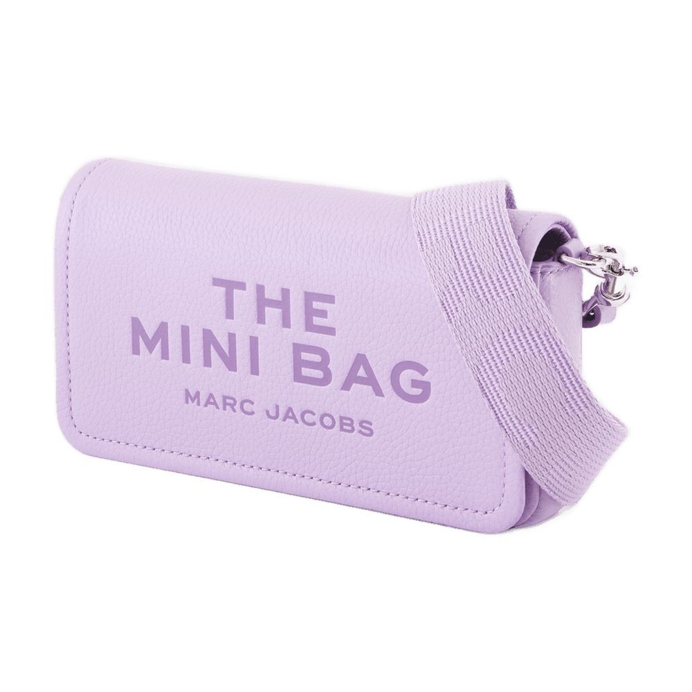 Shop Marc Jacobs The Mini Crossbody - Leather - Purple