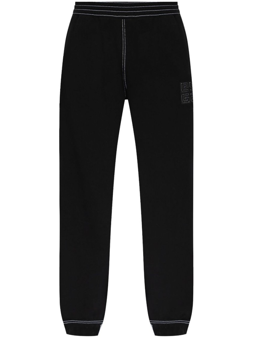 Givenchy 4g Slim Jogging Trousers In Brushed Fabric In Black