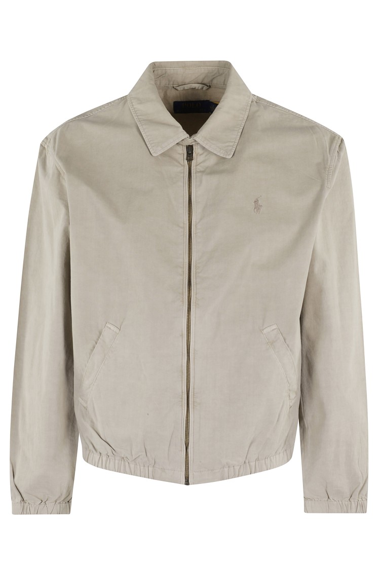 Shop Polo Ralph Lauren Windbreaker Jacket In White