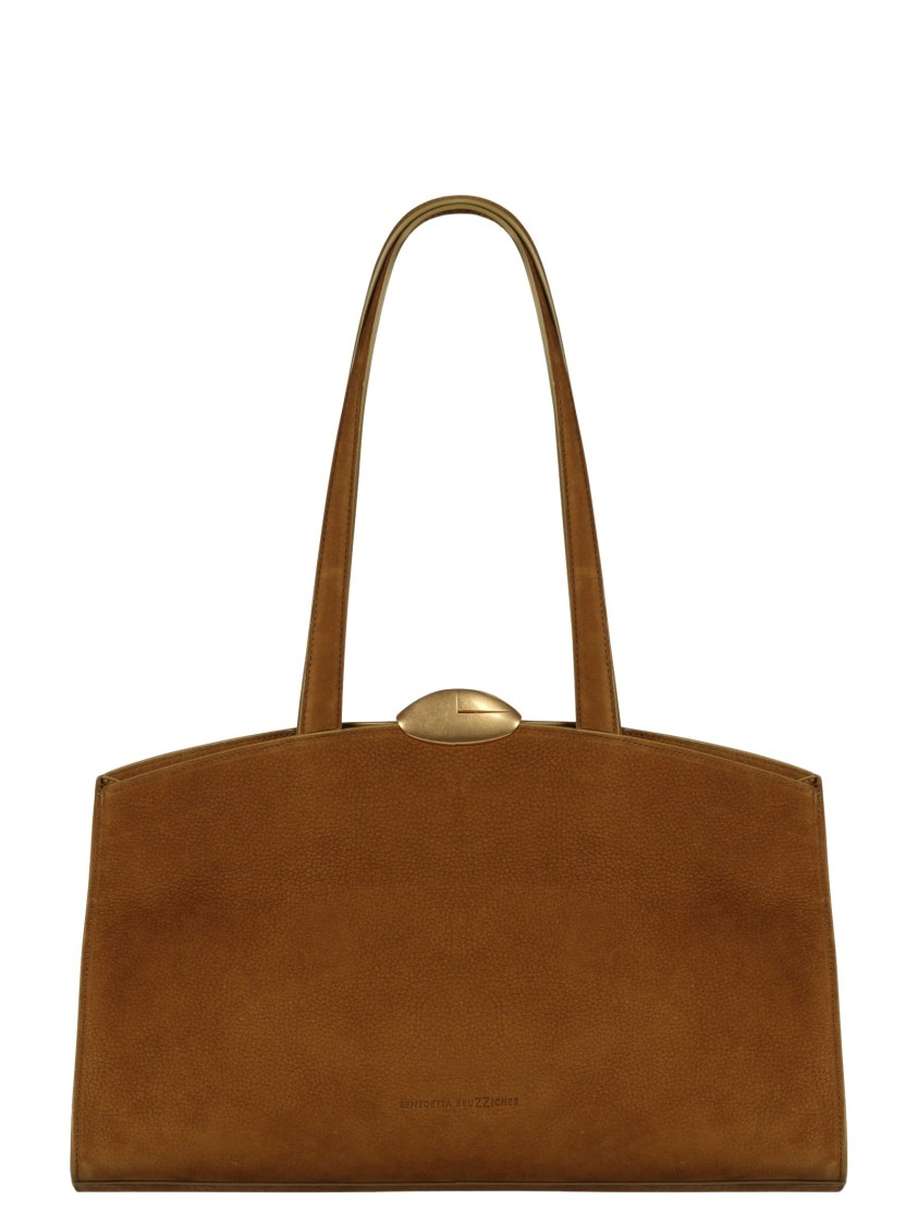 Shop Benedetta Bruzziches Serena Shoulder Bag In Brown