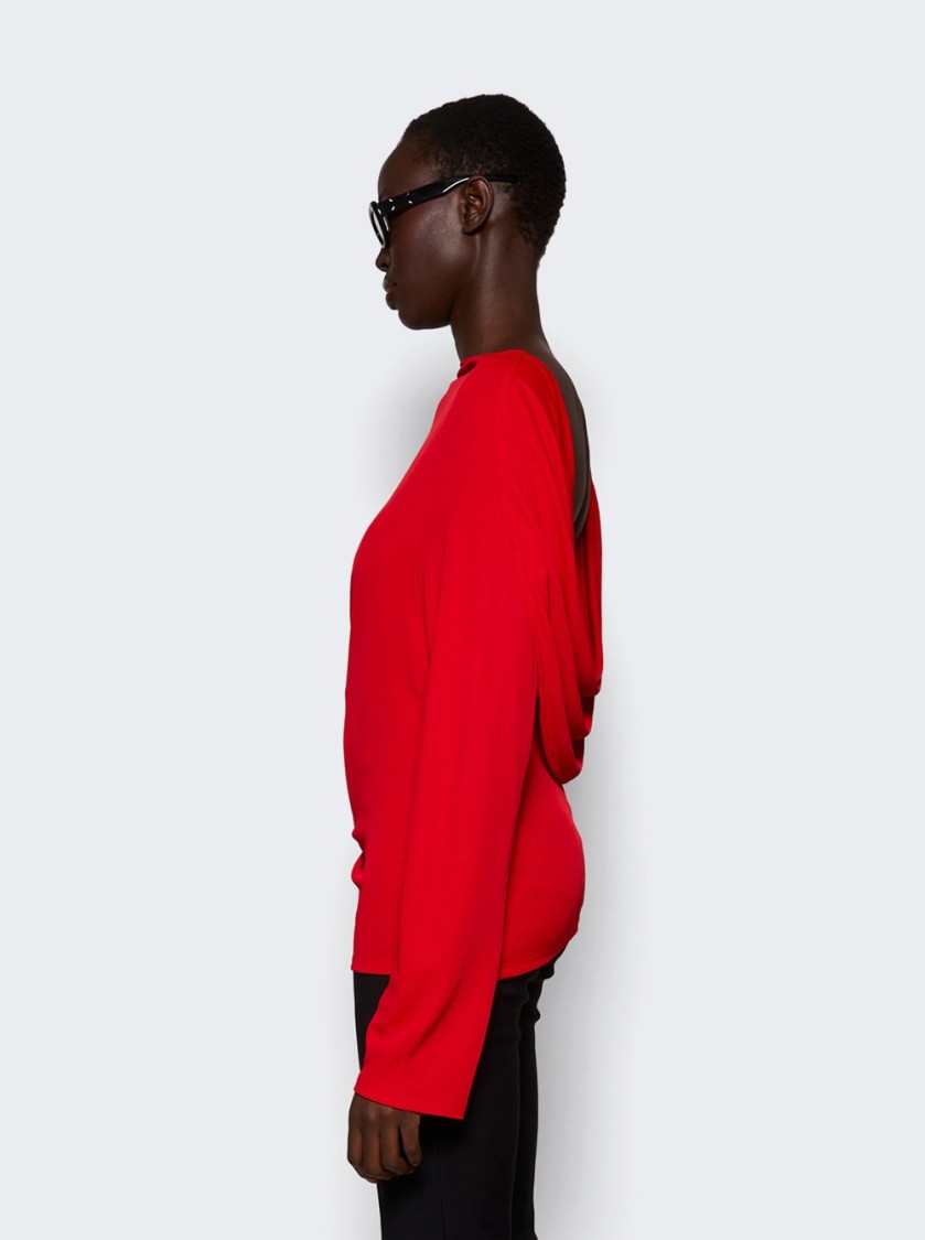 Shop Jacquemus Le Haut Croisiere Top Red