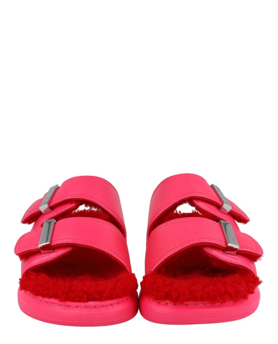 Alexander Mcqueen Oversized Hybrid Slides