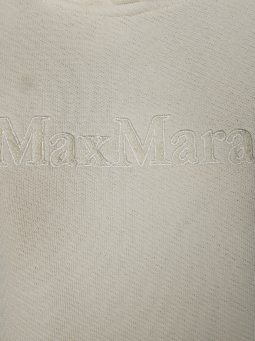 Max Mara Gary Logo Sweatshirt In White