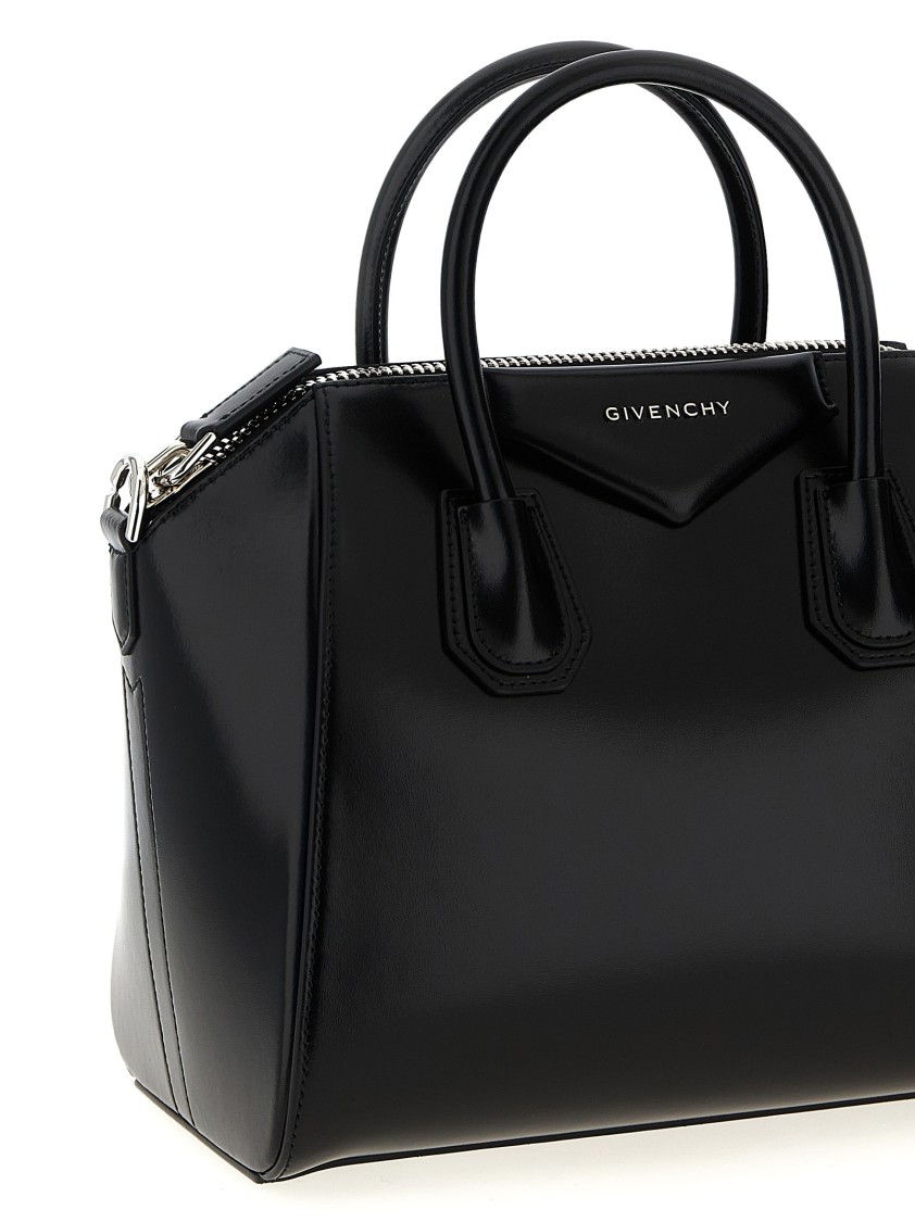 Givenchy Small Structured Handbag With Removable Shoulder Strap In Black