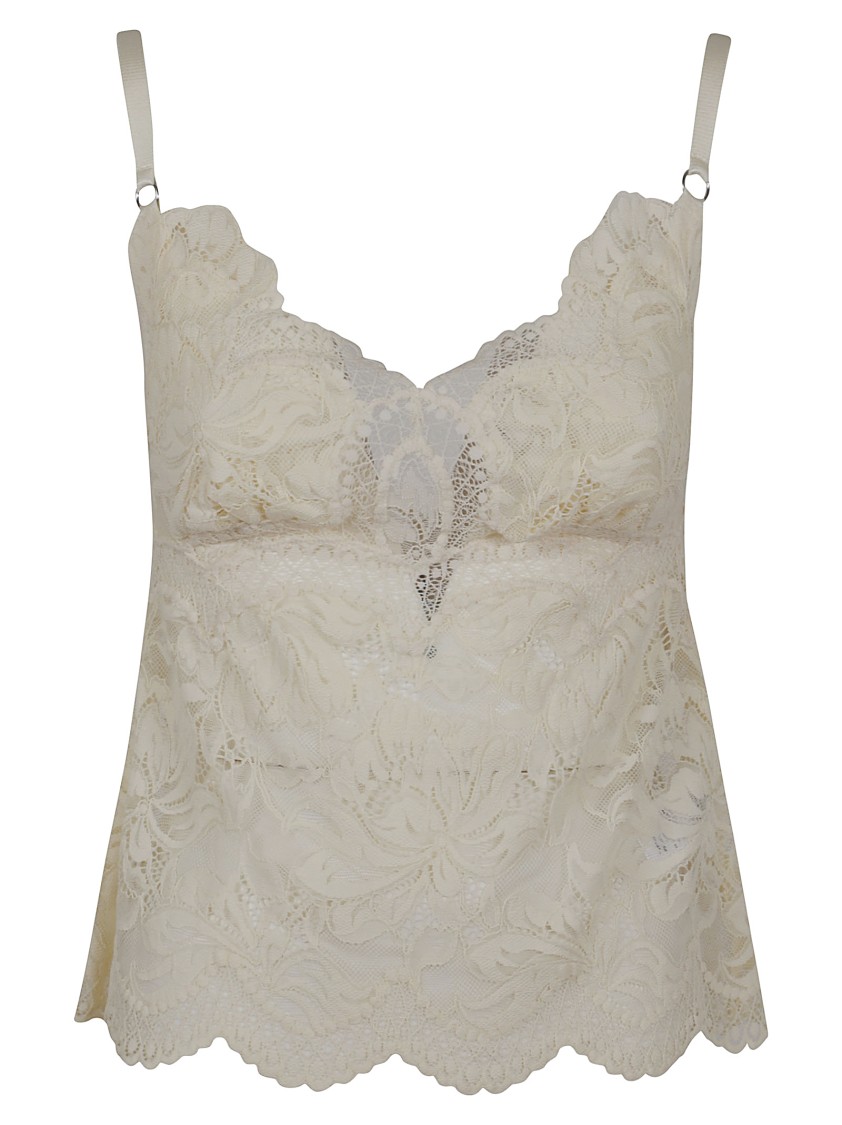 RABANNE RABANNE DELICATE STRETCH LACE CAMISOLE