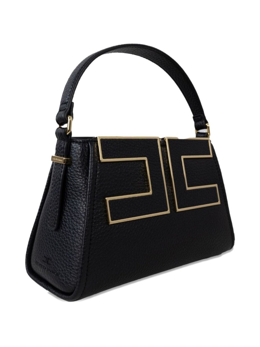 トートバッグ Elisabetta Franchi Structured Handbag With Geometric Design Elisabetta Franchi Structured Handbag With Geometric Design