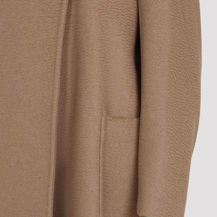 Max Mara Arcella Coat Long in Brown THE LIST