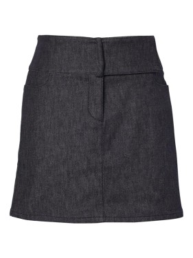 スカート COURREGES 'Loop Rib knit' skirt Blue Courreges Loop Rib Knit Midi Skirt In Blue - 15% Off