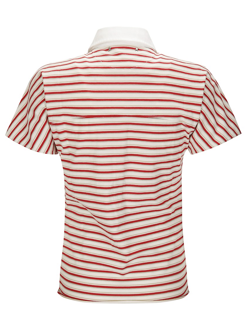 Golden Goose Journey W's Slim Polo T-shirt In Red
