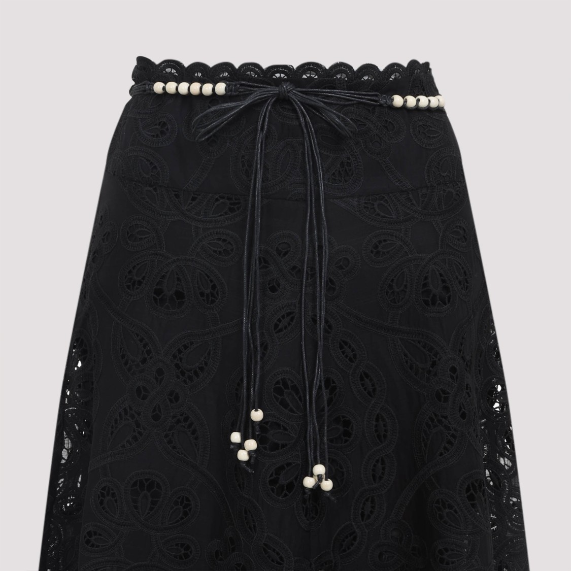 Shop Zimmermann Rhiannon Embroidered Midi Skirt