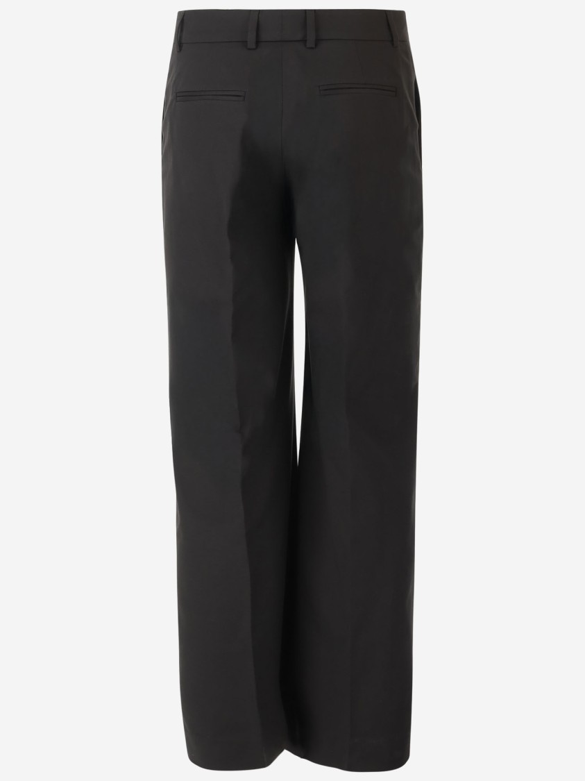 Shop Ql2 Stretch Cotton Pants In Black