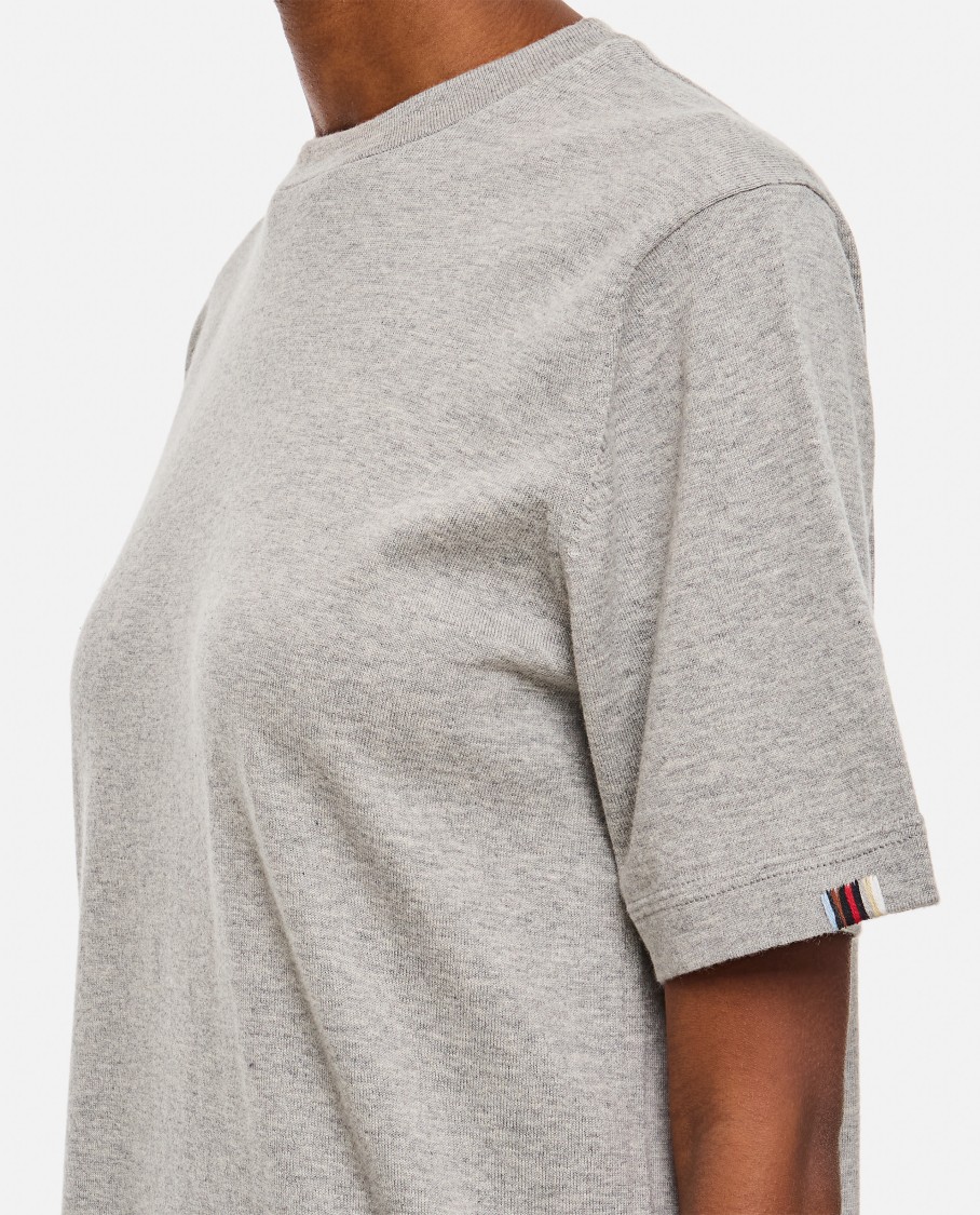 Extreme Cashmere James Cotton Cashmere Knit 2.48 T-shirt In Grey