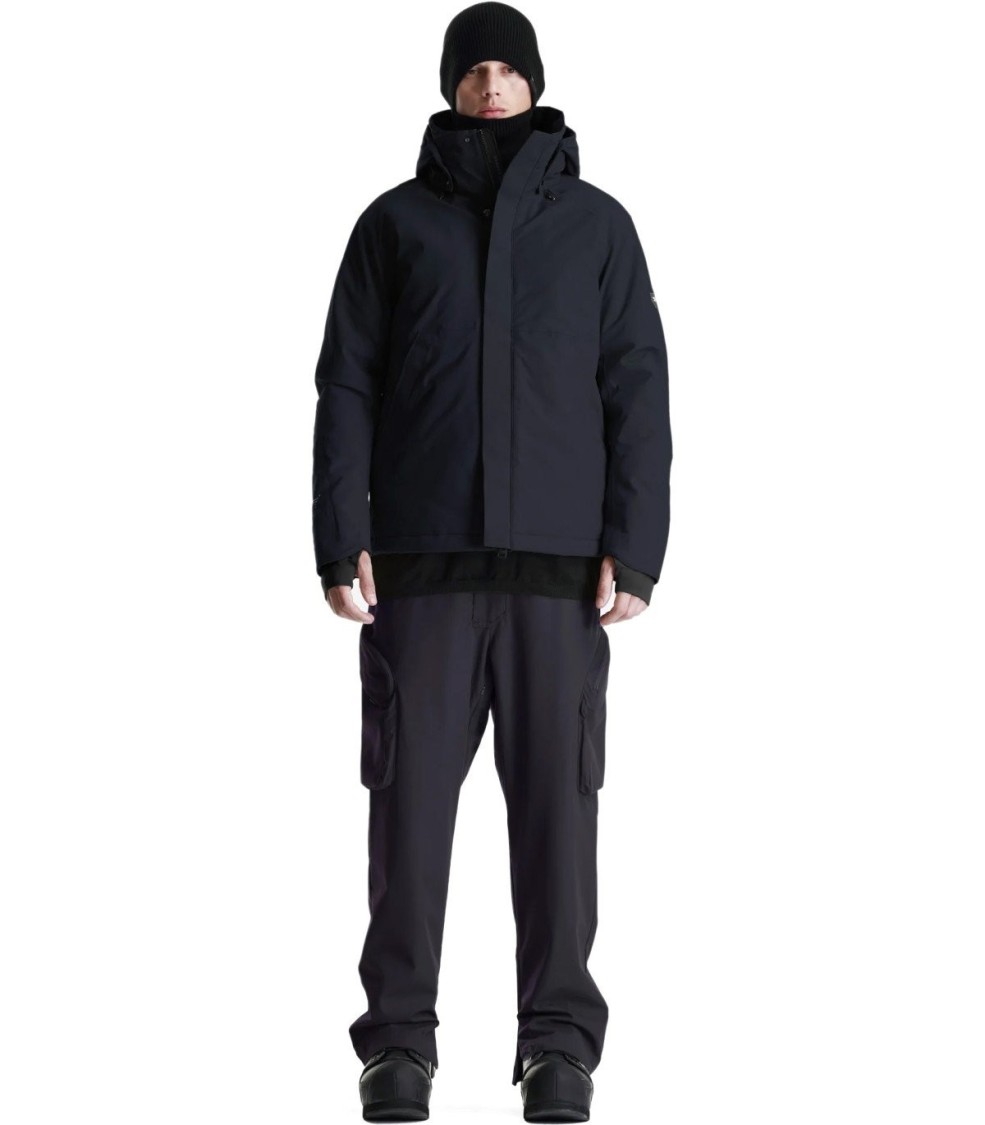 Shop Krakatau Weryk Black Hooded Jacket