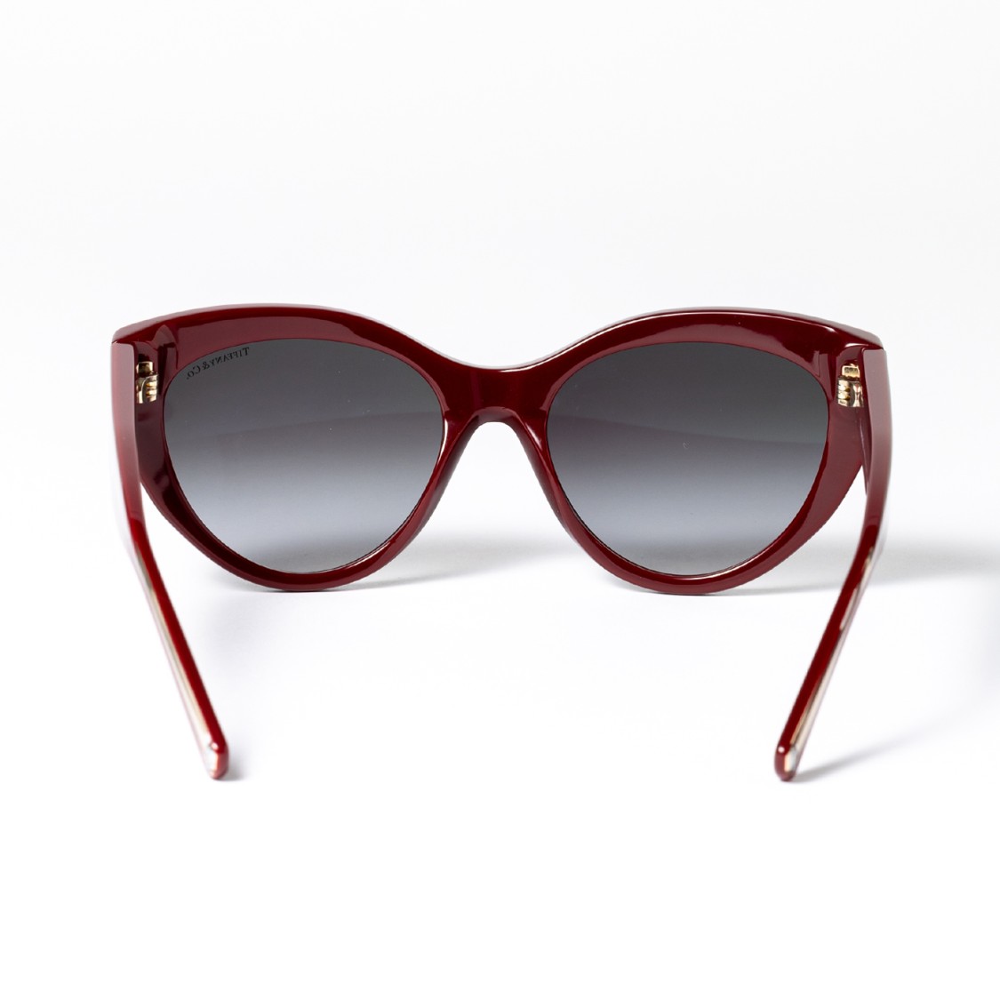 Tiffany & Co Tiffany  Co. Cat-eye Frame Sunglasses In Burgundy