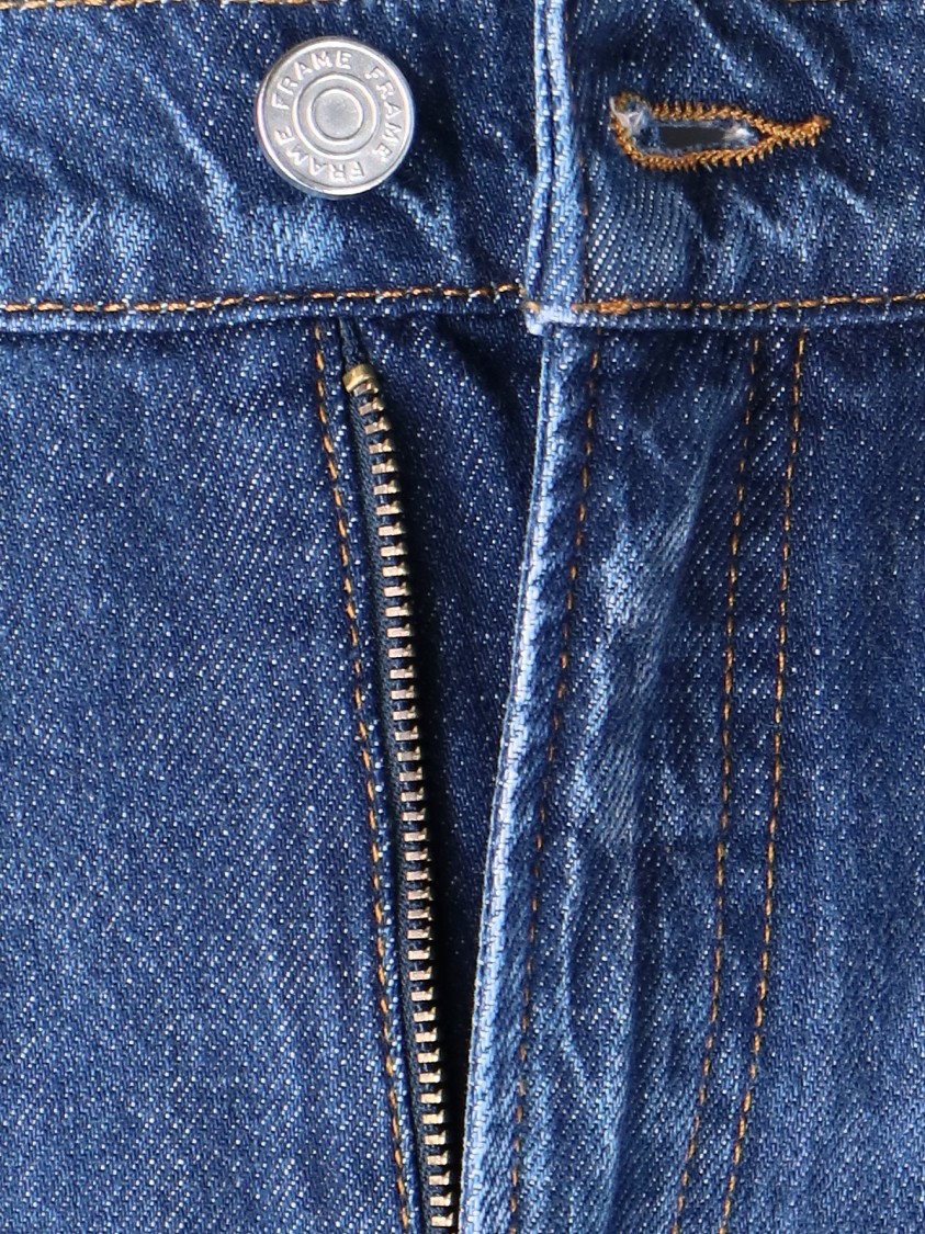 Shop Frame "le High 'n' Tight" Jeans In Blue