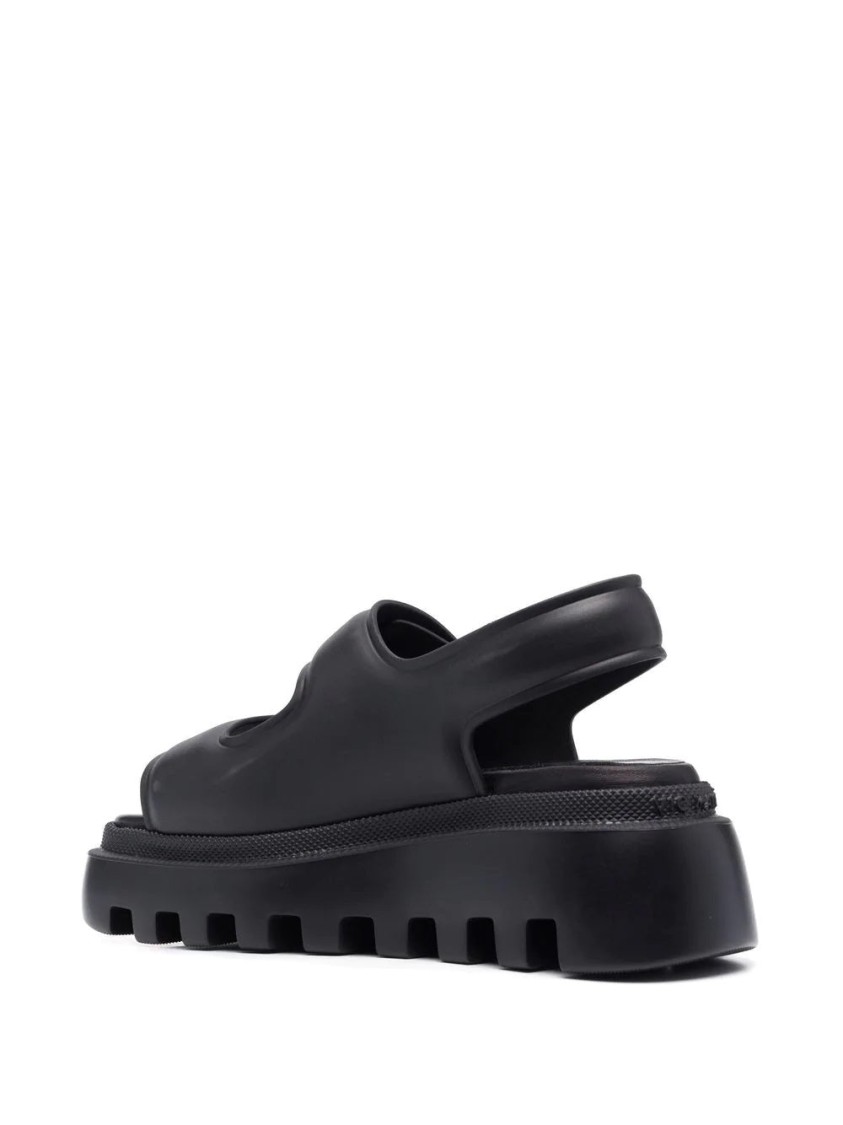 Vic Matie Vic Matié Casual Open Sandals With Chunky Eva Sole In Black