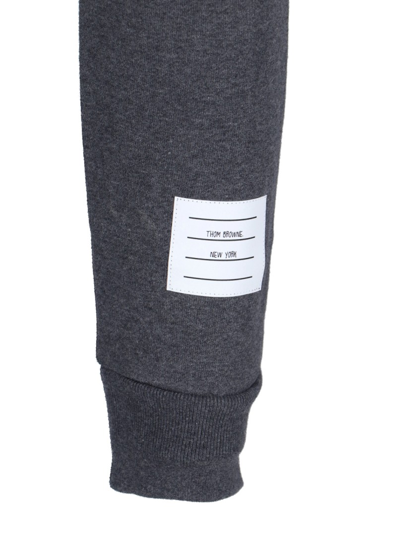 Thom Browne Straight Leg Trousers Drawstring Waist