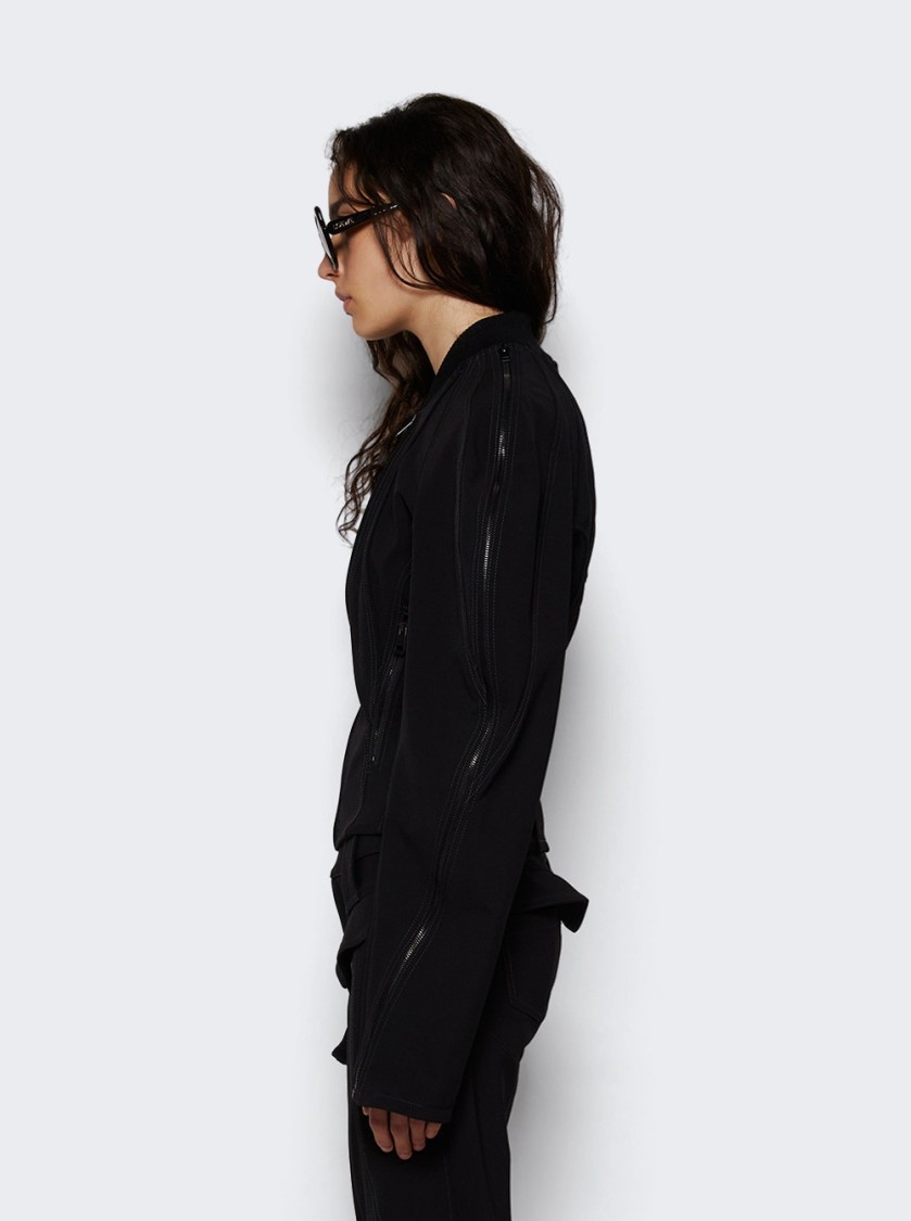 Mugler Sculpted Scuba Jacket | ModeSens