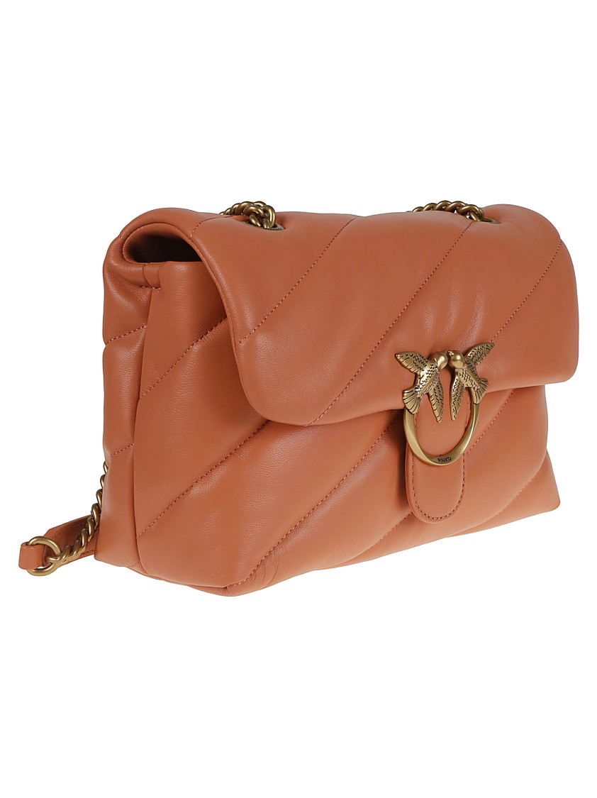 Pinko Love Puff Classic Cl Sheep Nap In Orange