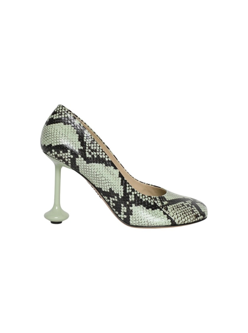 Loewe Toy Pump Heel In Gray