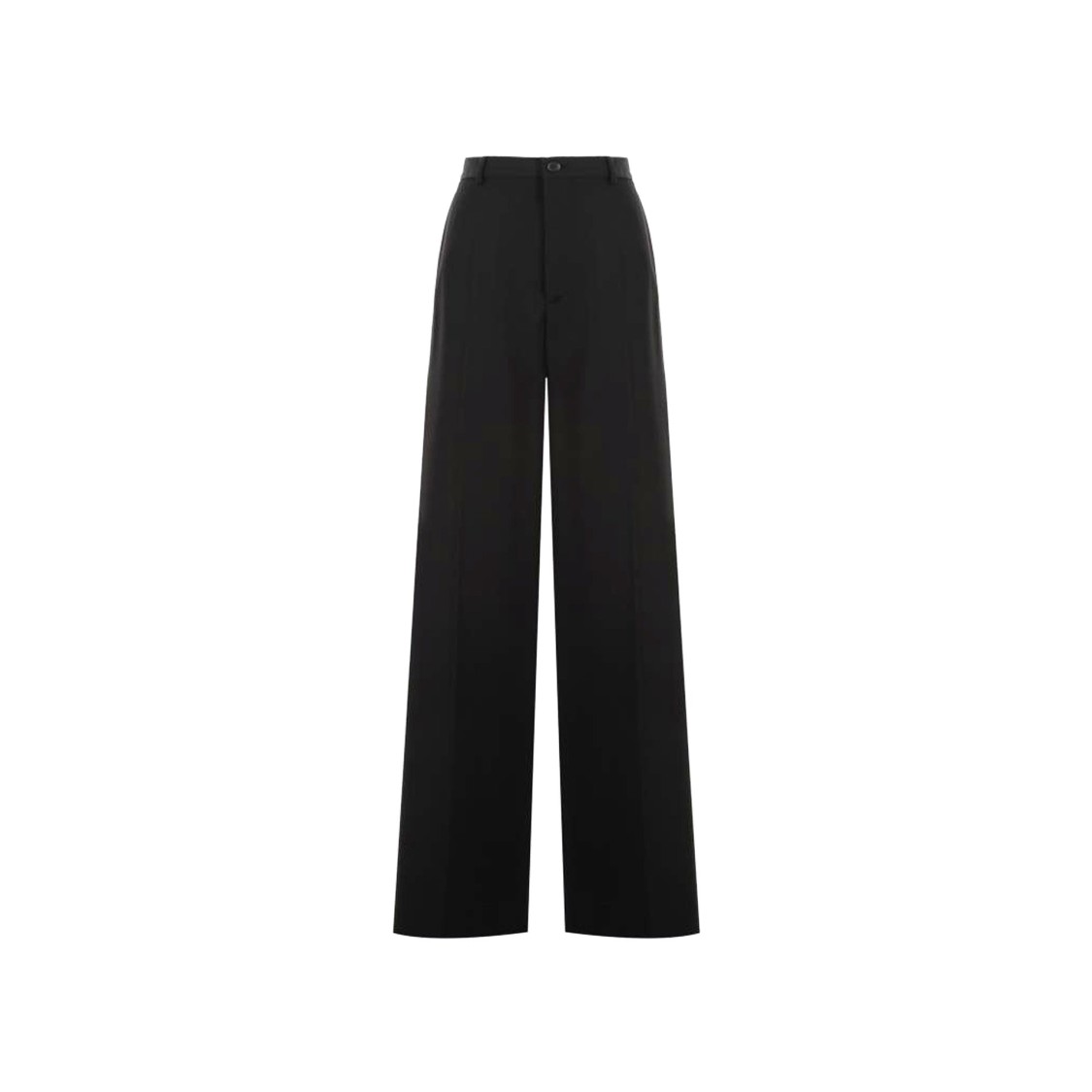 Balenciaga Wool Flared Pants Men In Black