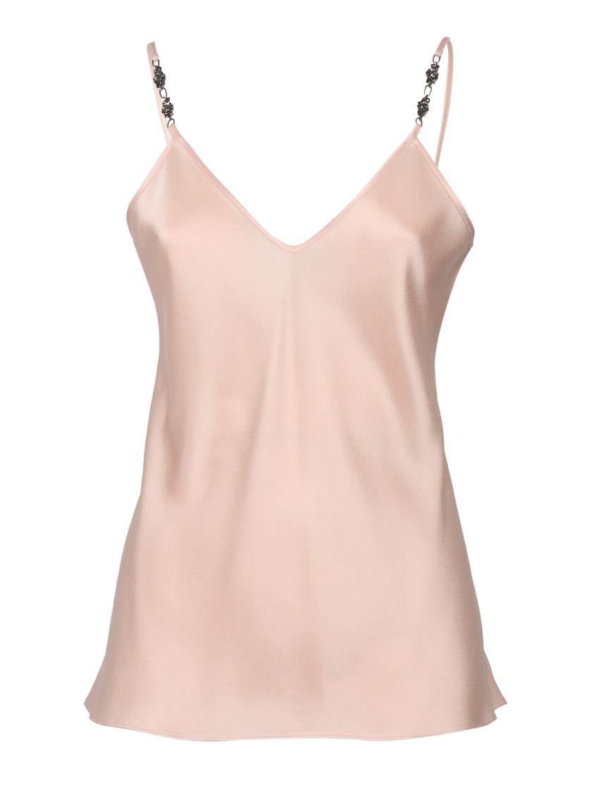 Max Mara Top-woven Waistcoat With Decorative Embellishments And Lustrous Finish