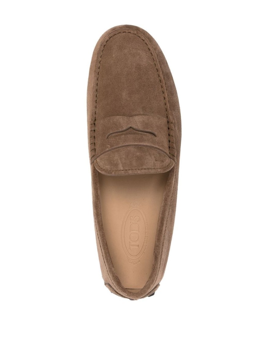 Tod's Gommino Macro Mocassins In Brown