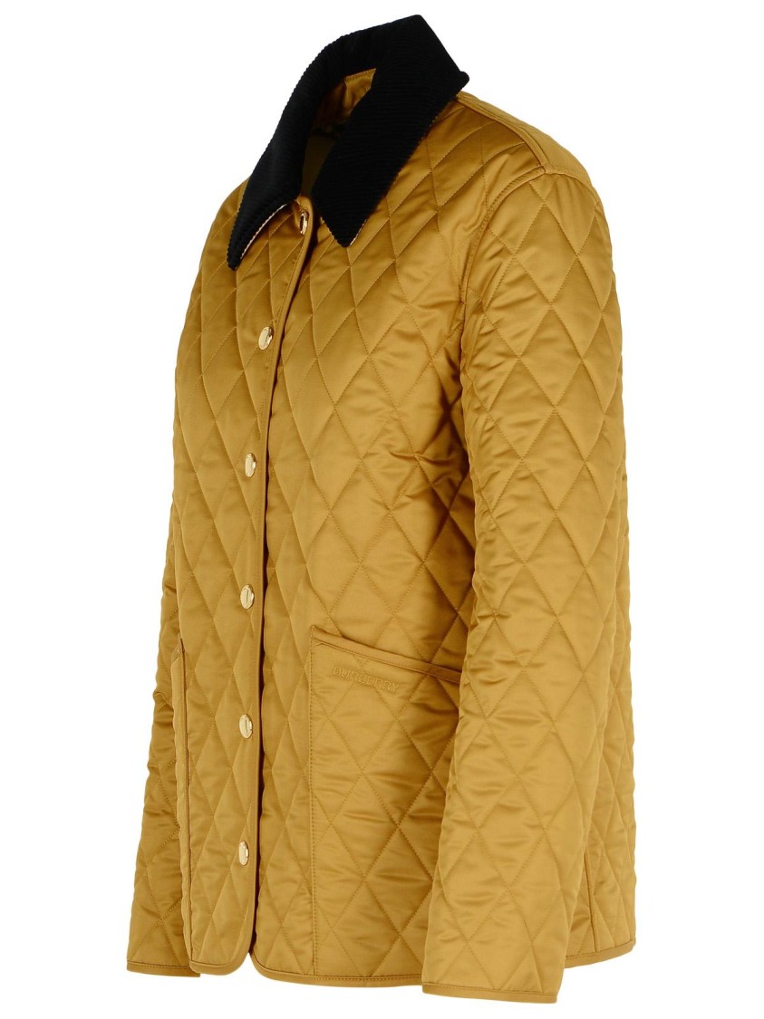 Shop Burberry Dranelefd' Beige Polyester Jacket