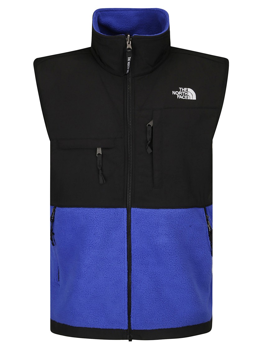 The North Face Block Design High Collar Sleeveless Gilet In Multicolor