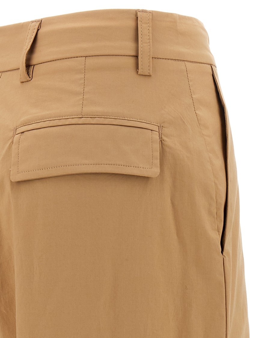 The Latest Slightly Wide Straight Leg Neutrals Trousers In Nude
