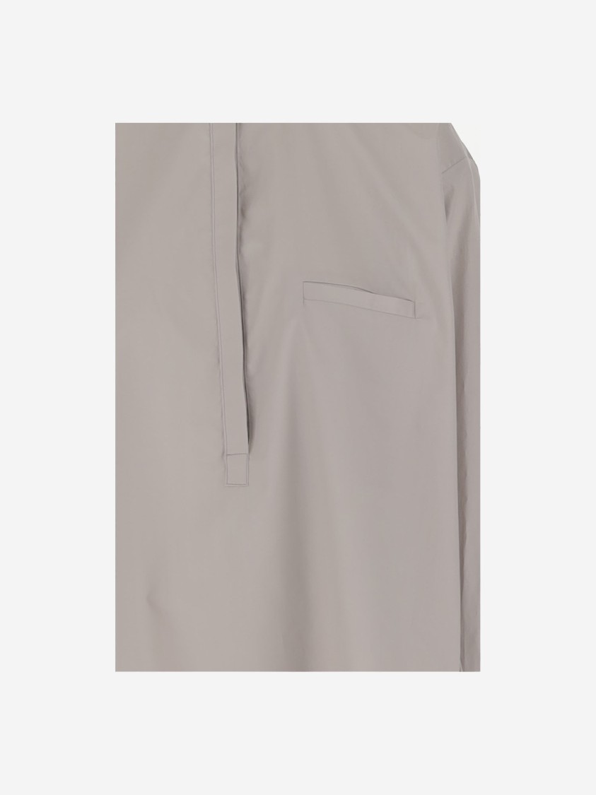 Sa Su Phi Beige Cotton Baloon Shirt