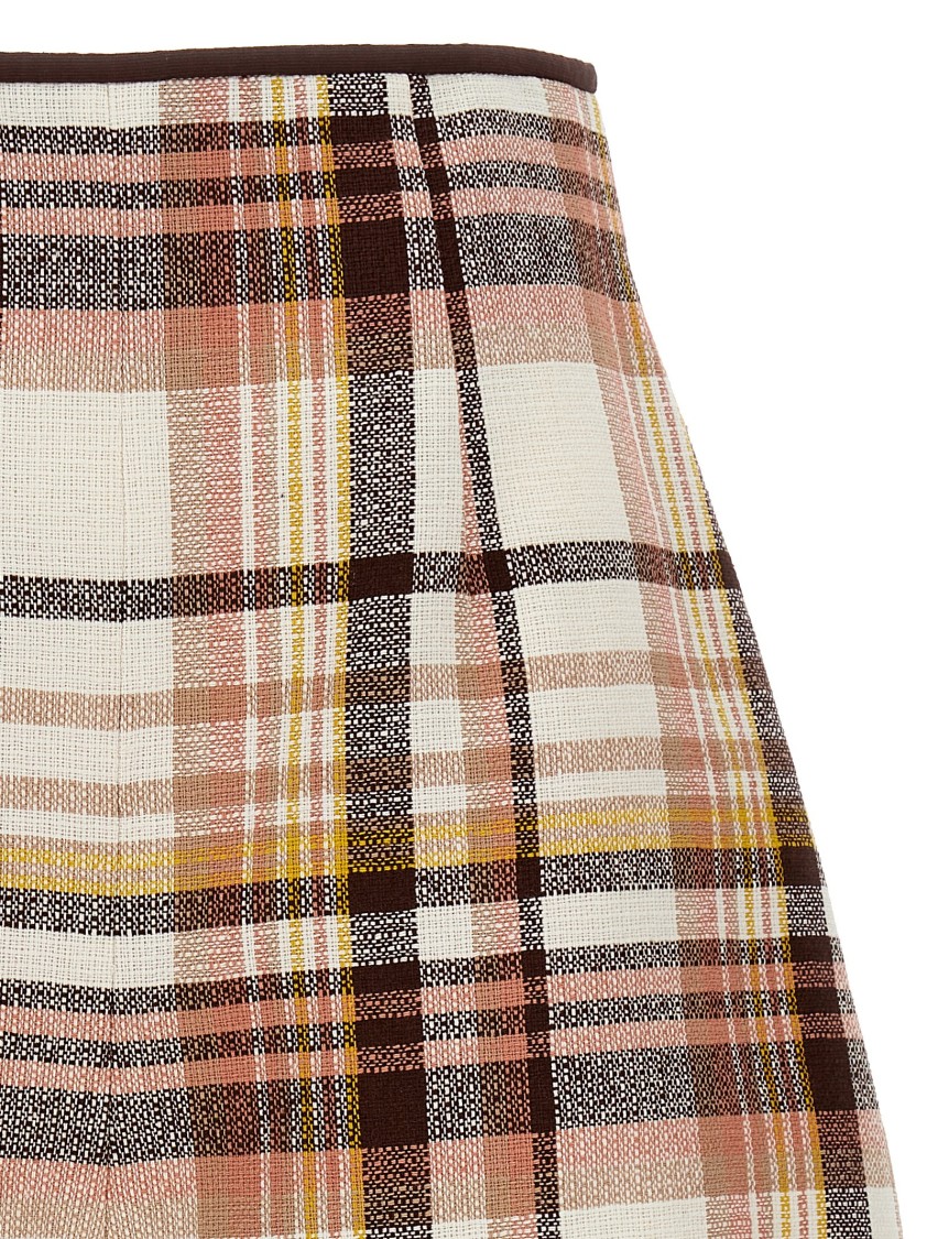 Zimmermann Multicolor Matchmaker Check Dance Shorts In Multi
