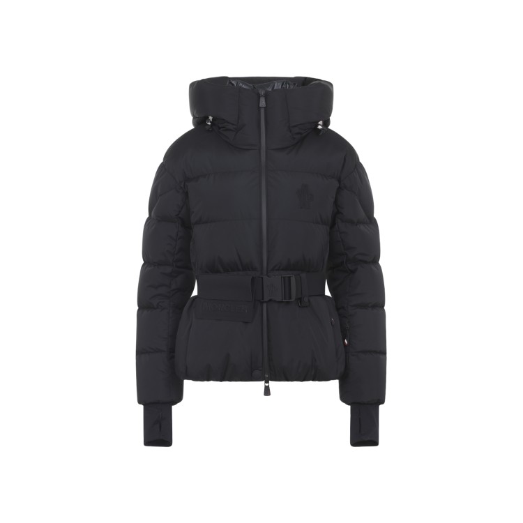 Moncler Grenoble Padded Black Jacket With Detachable Hood