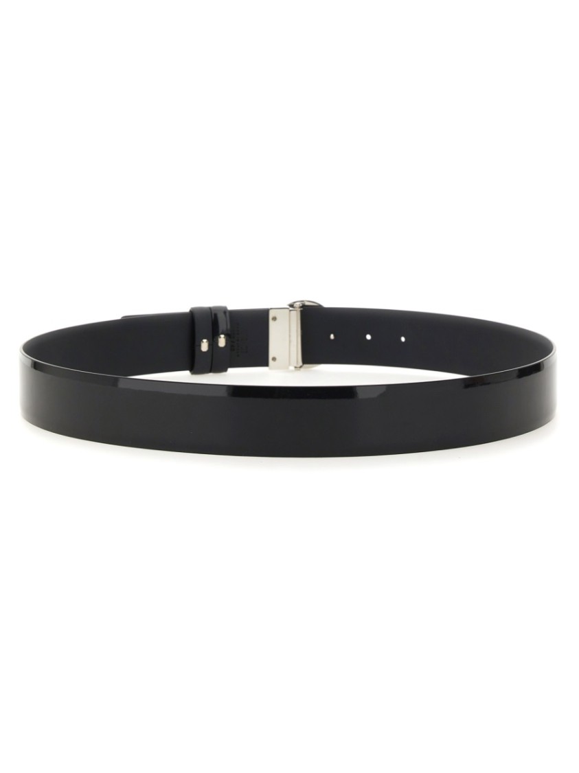 Versace Reversible Belt The Jellyfish In Black