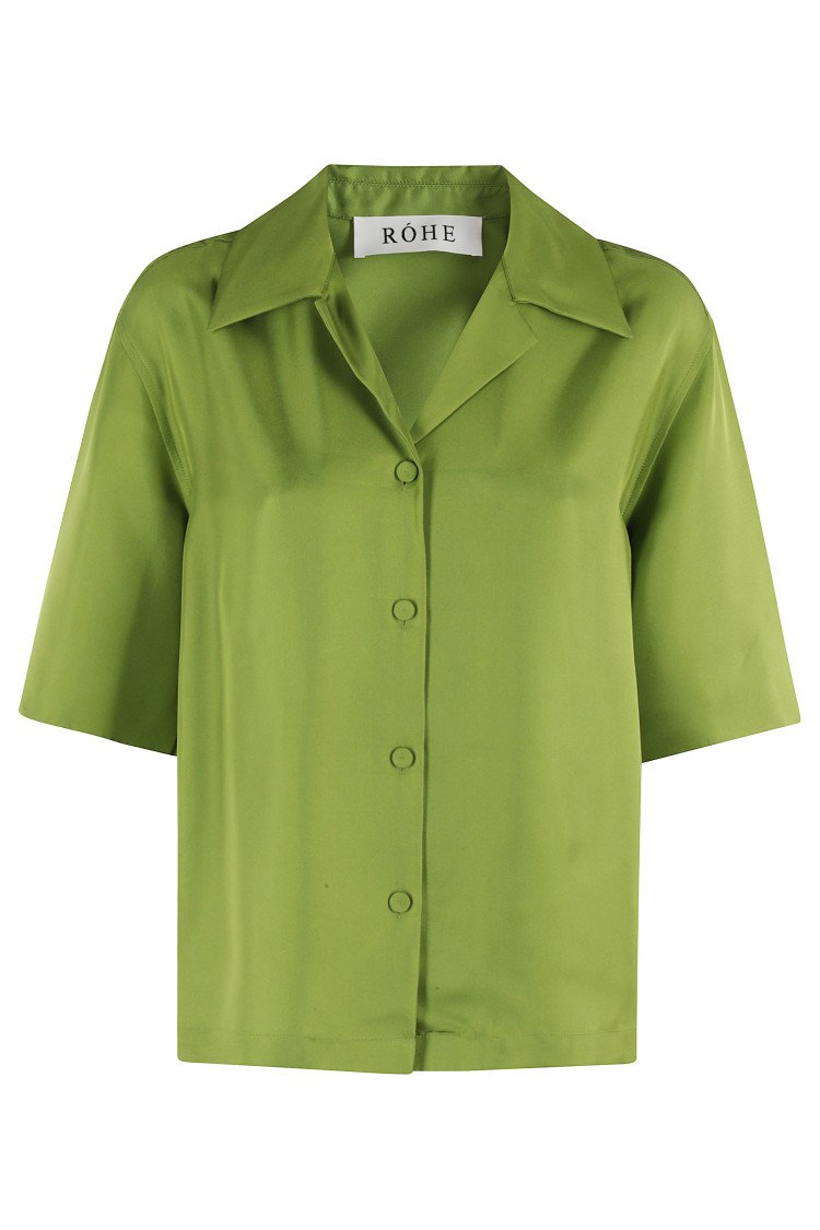 Rohe Róhe Seta Silk Pointed Collar Shirt