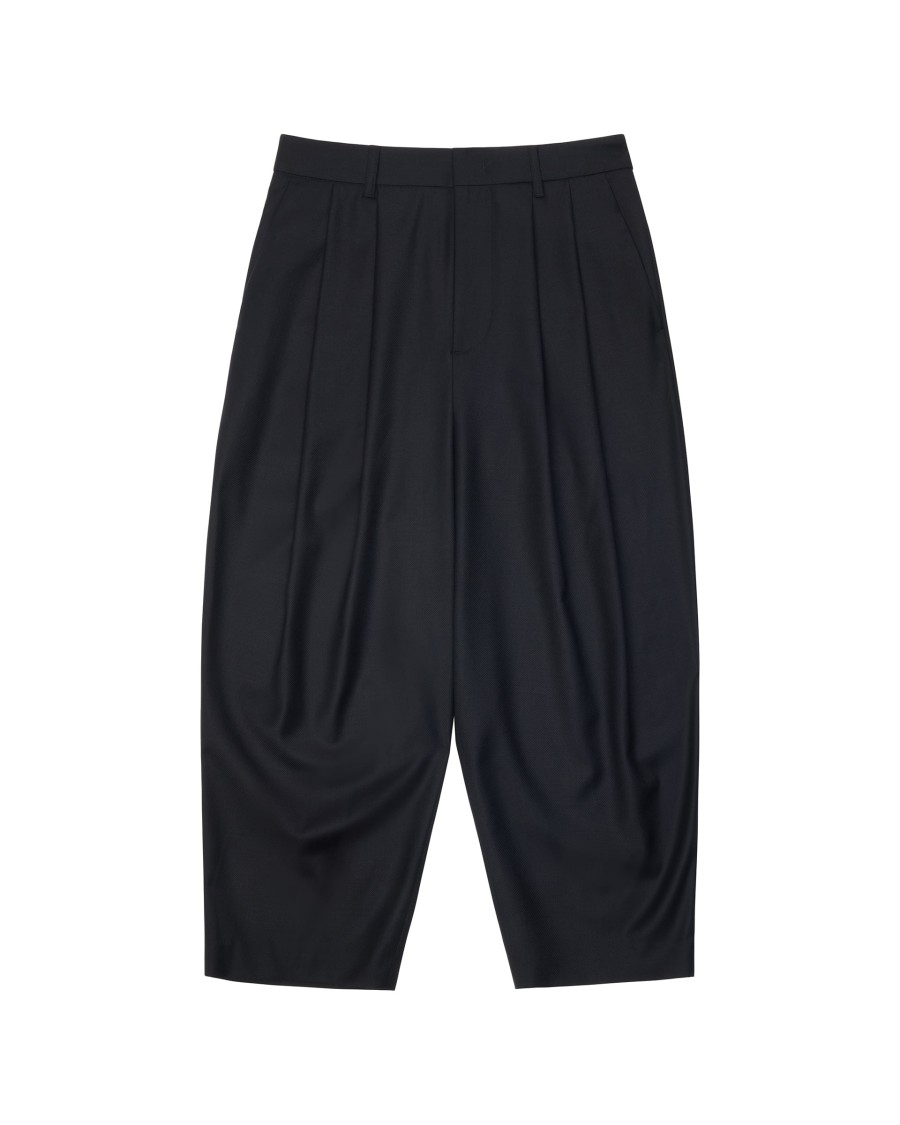Adererror Ankle-length Balloon Pants With Signature Zigzag Stitch