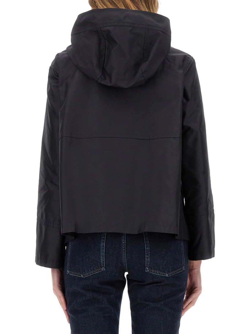 Shop Fay Stretch Gabardine Caban In Blue