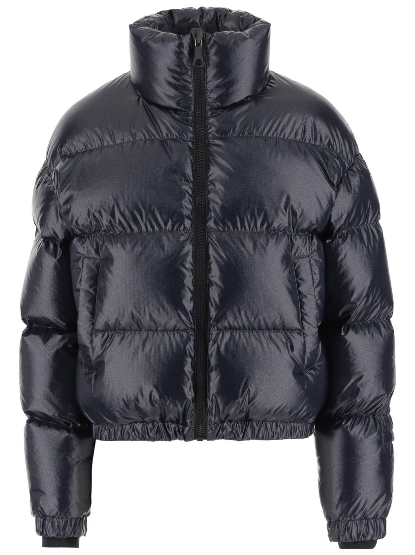 Ienki Ienki Apres Ski Cool Down Jacket With Glitter In Blue