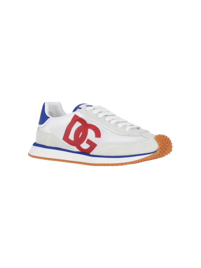Dolce & Gabbana Cushion Low-top Sneakers Featuring Contrasting Elements