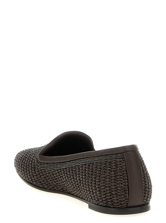 【関税込み】BRUNELLO CUCINELLI PRECIOUS TRIM' SLIPPERS Brunello Cucinelli 'Precious Trim' Slippers Flat | THE LIST
