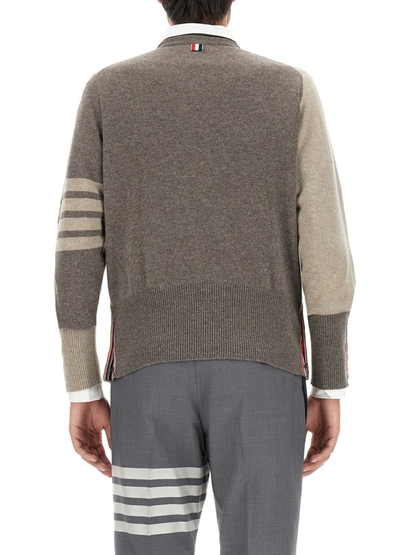 Thom Browne 4bar Shirt In Neutrals