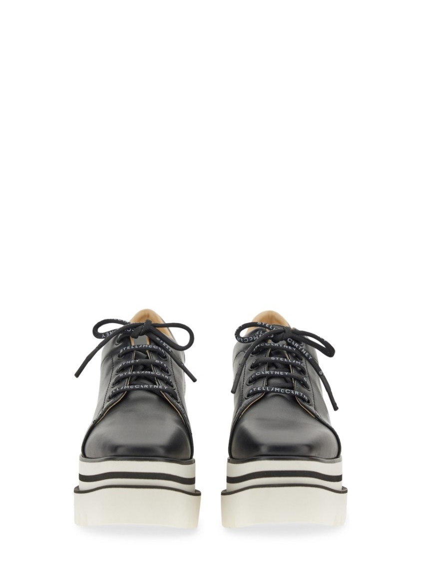 Stella Mccartney Sneakelyse Vegan Logo Platform Loafers
